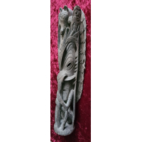 Demon beeldhouwwerk, Angoram, Papoea-Nieuw-Guinea